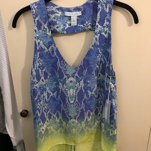 Charlie jade snake skin top